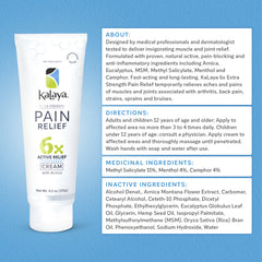 KaLaya 6x Extra Strength Pain Relief Cream (4.2 oz)