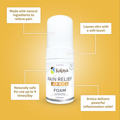 KaLaya Extra Strength Pain Relief Foam with Arnica