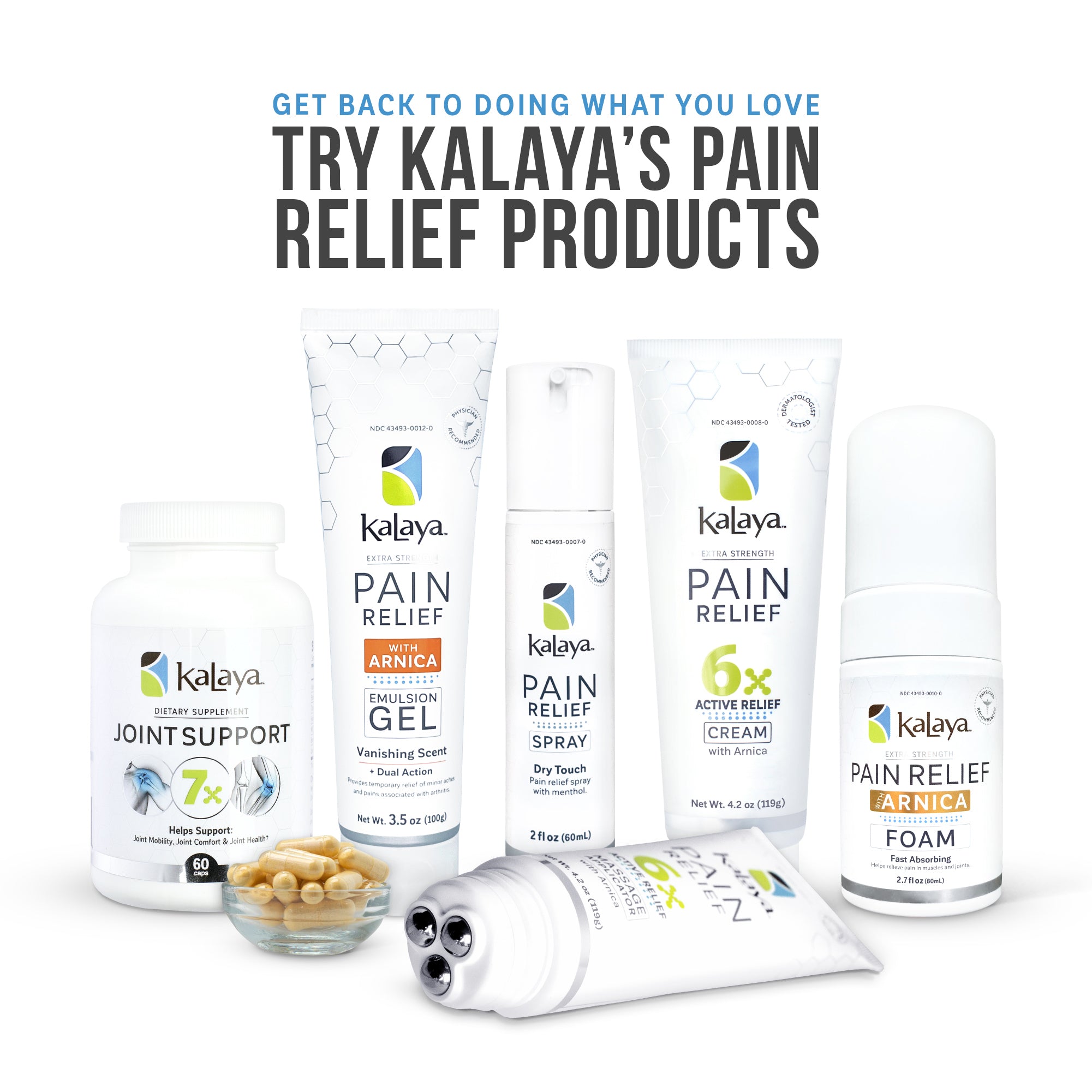 KaLaya Pain Relief collection