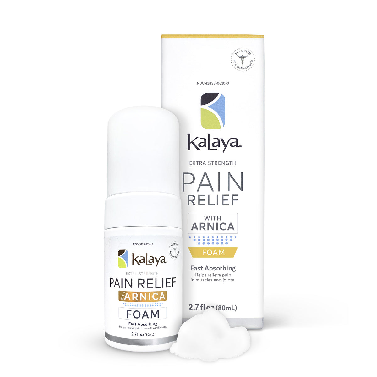 KaLaya Extra Strength Pain Relief Foam with Arnica