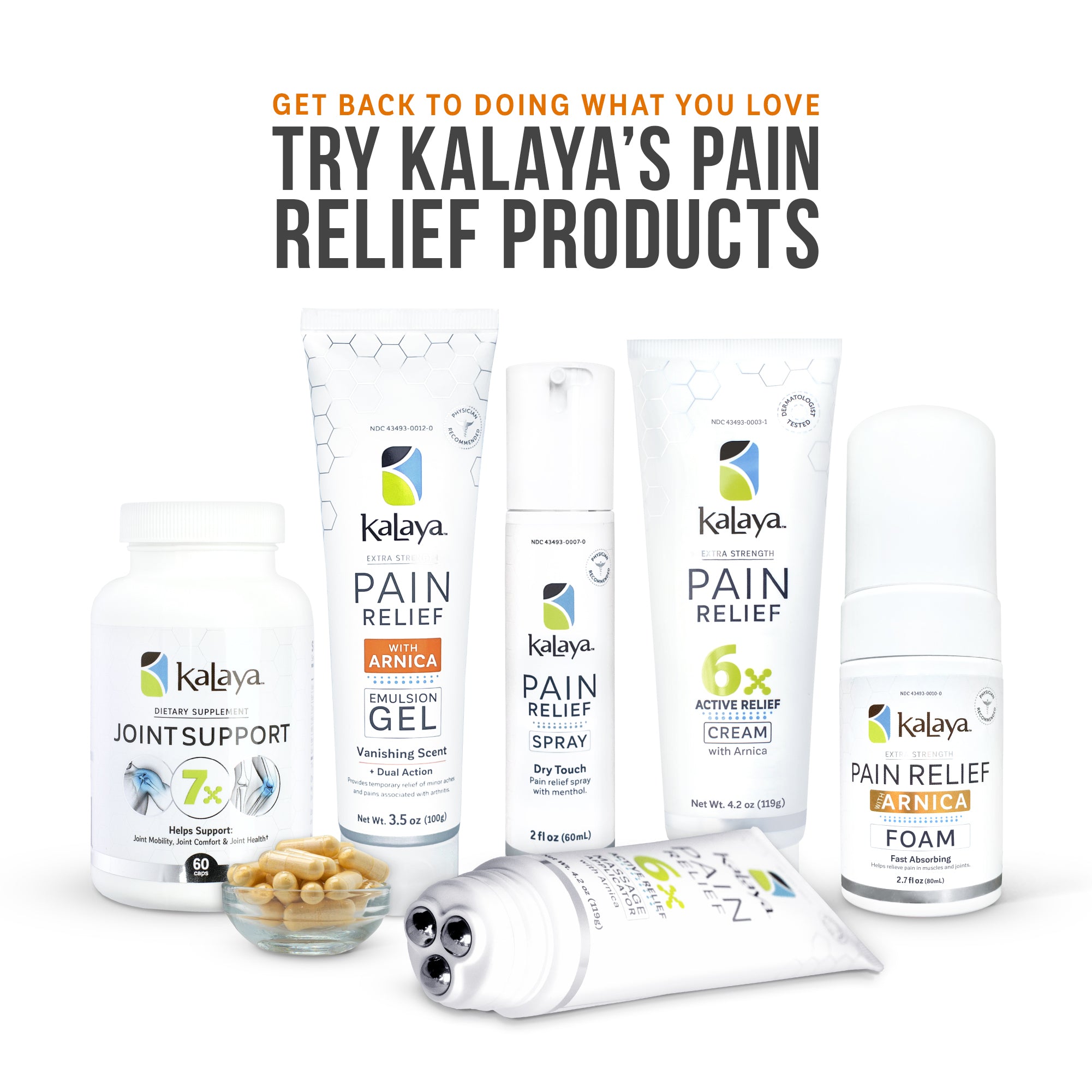 KaLaya 7x Joint Support Supplement (60 Caps)